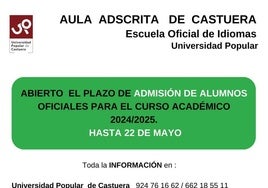 La Consejería de Educación abre la admisión y matriculación en las Escuelas Oficiales de Idiomas para el próximo curso