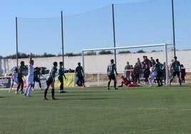 Imagen del partido de la primera vuelta Castuera 4 Jerez 0