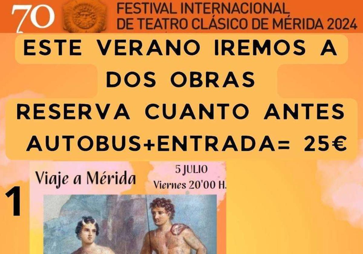 Últimas plazas para viaje al Festival de Teatro Clásico de Mérida