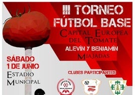 Los equipos Alevín y Benjamín del CD Castuera estarán en el 'III Torneo Fútbol Base Capital Europea del Tomate' de Miajadas