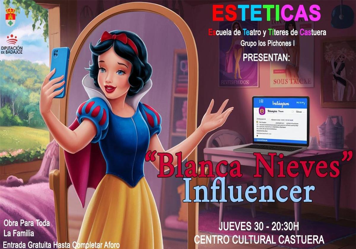 El grupo teatral infantil 'Los Pichones 1', estrena la obra 'Blanca Nieves, Influencer»