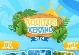 Oferta deportiva para adultos, verano 2024