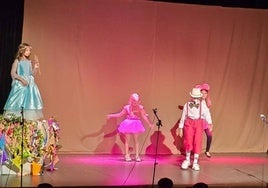 Imagen de una escena de la obra.
