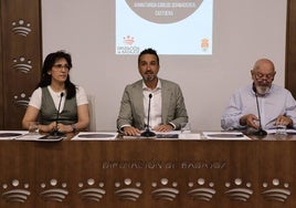 Presentación en la Diputación de Badajoz.