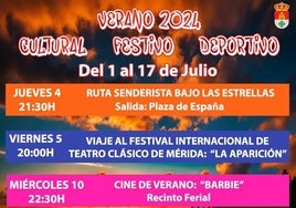 El ayuntamiento avanza la programación cultural, festiva y de ocio hasta el 17 de julio