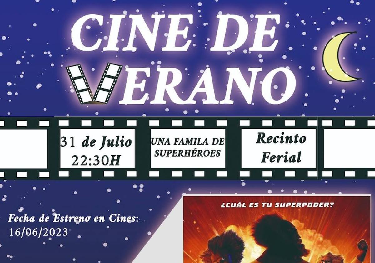 El cine al aire libre del ferial acoge este miércoles 31 de julio la proyección de la película «Una familia de superhéroes»