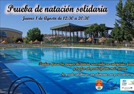 La Piscina Municipal acoge este jueves 1 de agosto una jornada de Natación Solidaria