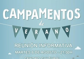 Reunión informativa sobre los campamentos de verano