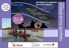 Actividades acuáticas y observación astronómica en la Isla del Zújar