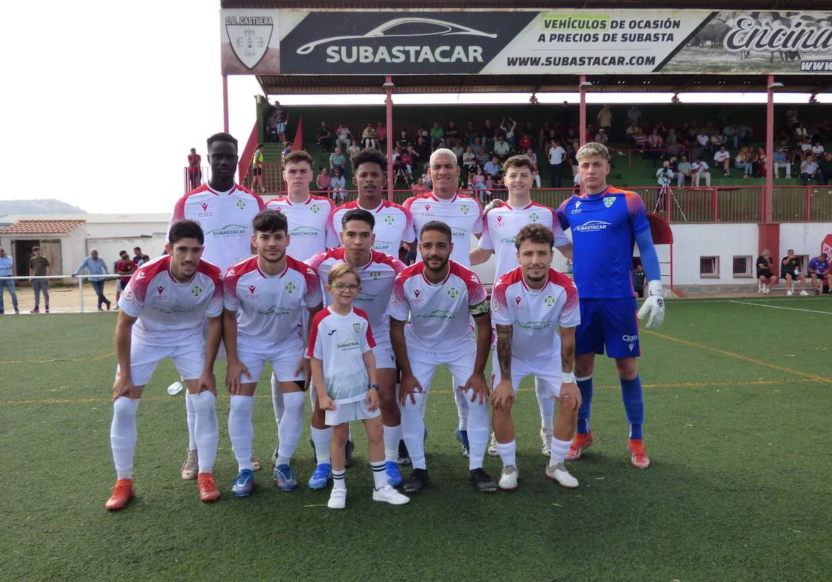 Once inicial del CD Castuera-Subastacar.