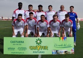 Once inicial del CD Castuera-Subastacar en la última jornada de liga.
