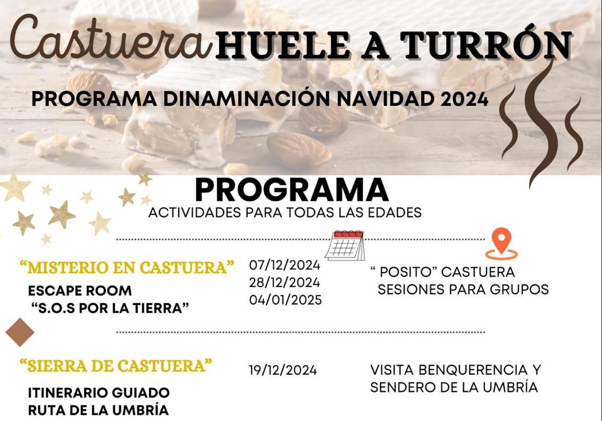 'Serena Experiencias' presenta la campaña de dinamización navideña «Castuera huele a Turrón»