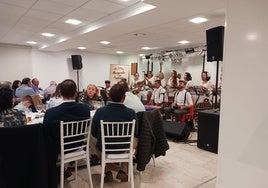 Cena de Navidad de la peña flamenca «Manzanito de Castuera».