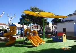 Nueva imagen del parque infantil de Santa Ana.