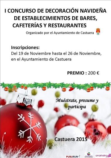 El Ayuntamiento convoca un concurso de decoración navideña para impulsar el comercio local