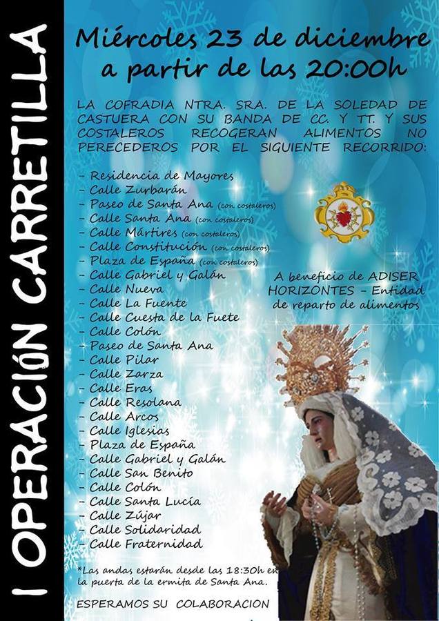 Operación Carretilla de la Banda de Cornetas y Tambores Nuestra Señora de la Soledad