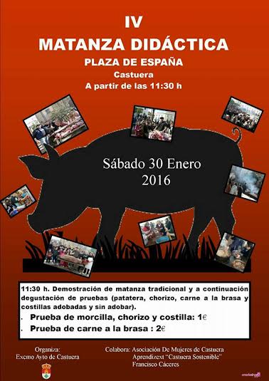 Castuera celebra este sábado 30 de enero la IV edición de la 'Matanza Didáctica'