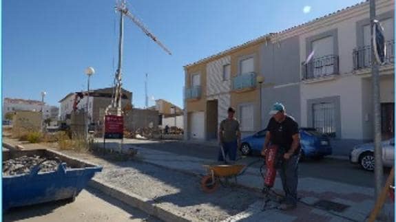 En marcha las obras de la plazoleta de la calle Uruguay