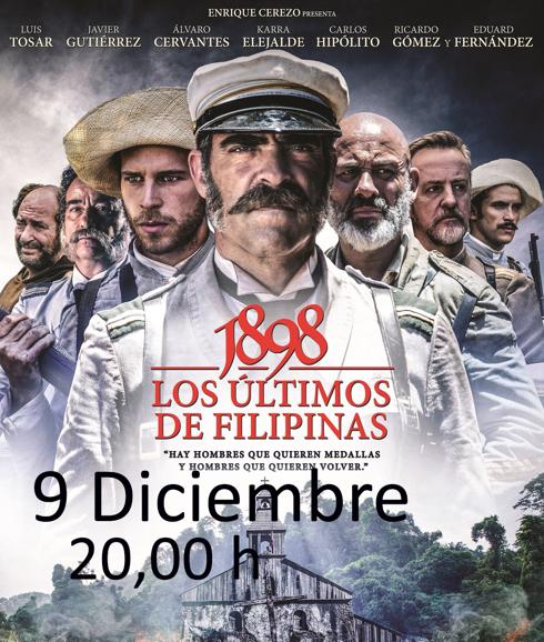 La película '1898. Los últimos de Filipina' se proyecta este sábado en el Centro Cultural
