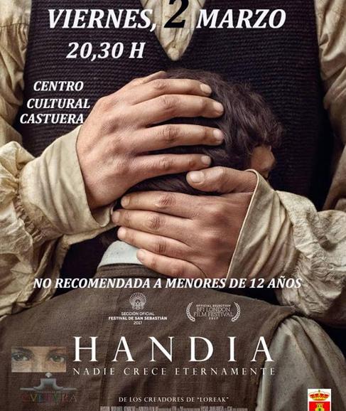 El auditorio del centro cultural acoge este viernes la proyección de la película 'Handia. Nadie crece eternamente'