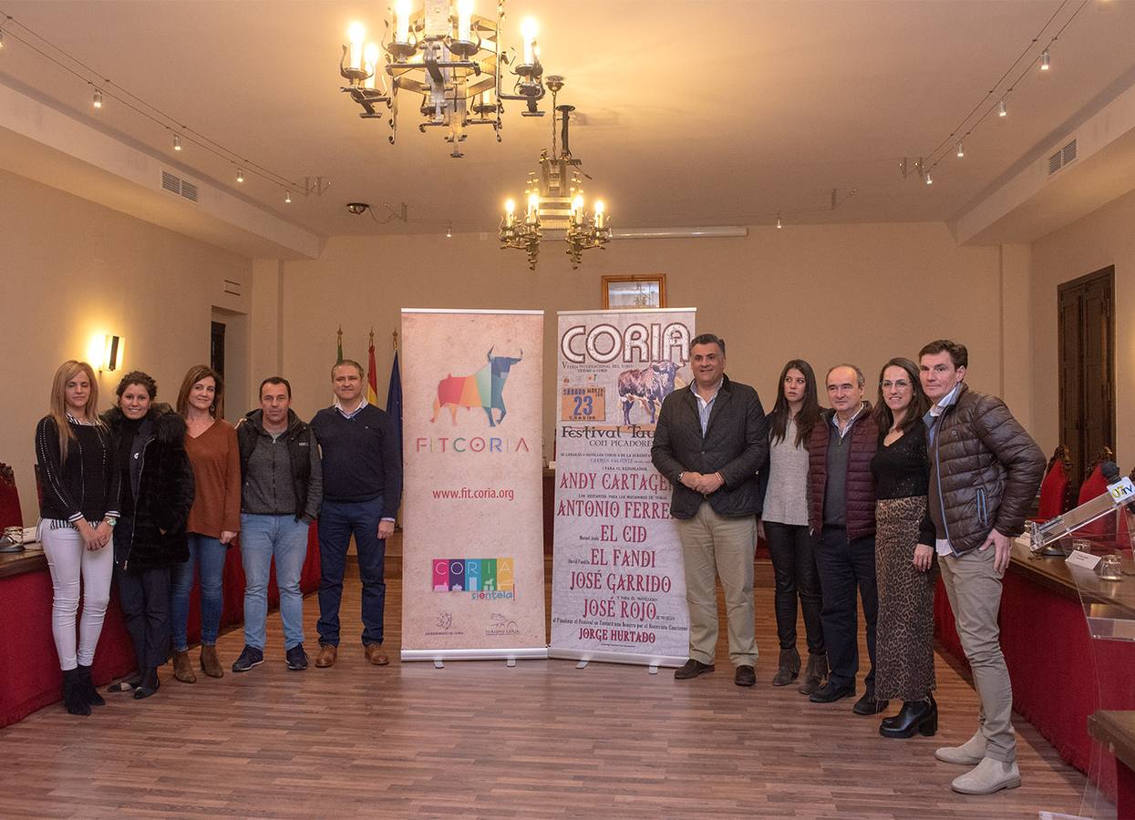 Presentación de la feria en el Ayuntamiento Cauriense