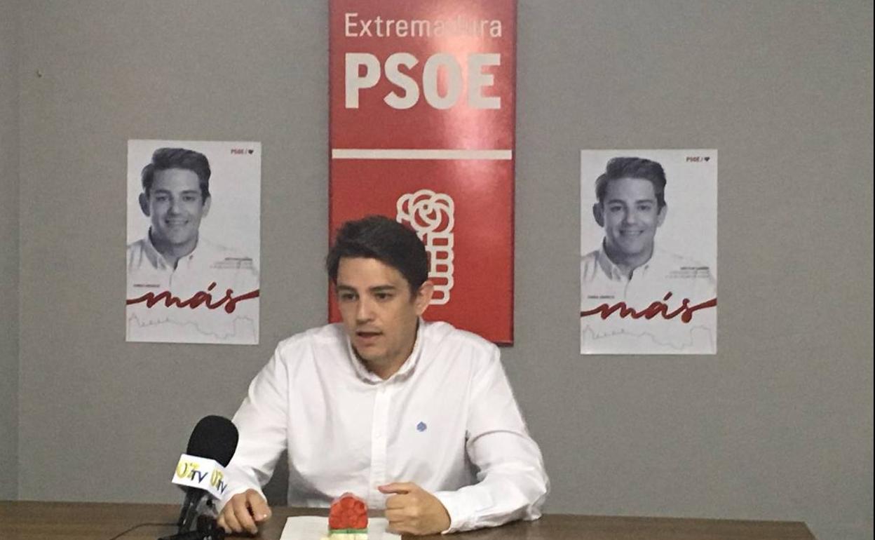 Héctor Lisero, portavos socialista