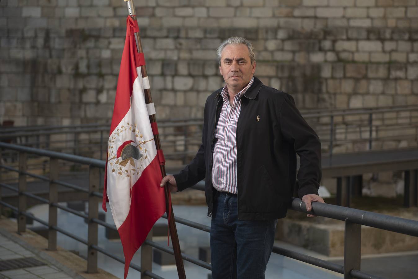 Julián García Gaspar, presidente de la cofradía de San Sebastián