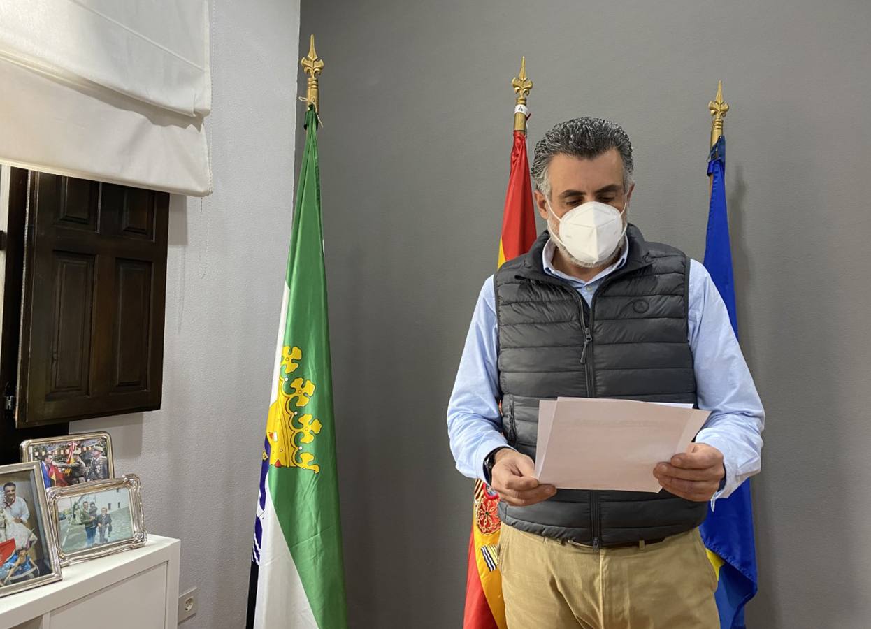 José Manuel García Ballestero contestando a las críticas del Grupo Socialista