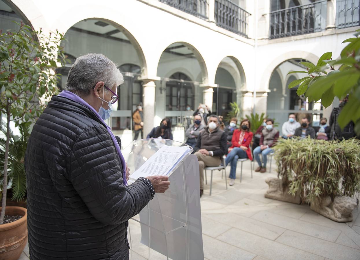 La presidenta de la Asociación de Mujeres, Amparo Sánchez