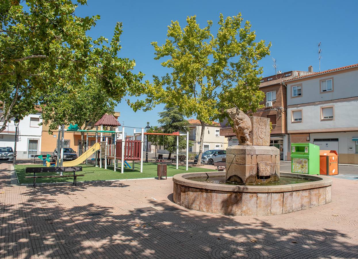 Parque en la plaza de Granadilla