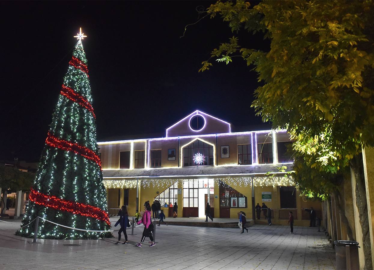 La programacíon comenzó con el Encendido de la Iluminación navideña