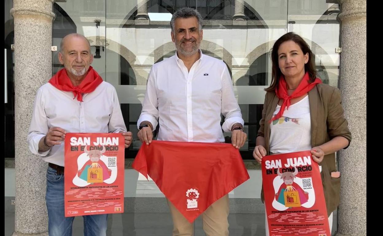 Jerónimo Sanguilinda, Ballestero y Almudena Domingo 