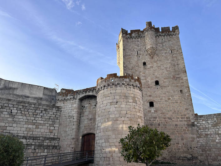 Castillo de los Duques de Alba, en la plaza de La Cava.