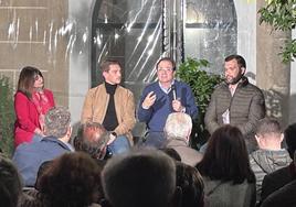 Acto de presentación de Héctor Lisero como candidato del PSOE a la Alcaldía de Coria.