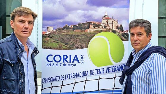 Coria acoge el campeonato de Extremadura de Tenis Veteranos de Dobles