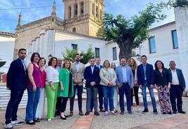 Lista con las que Vox Coria concurrirá a las próximas elecciones del 28m.