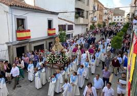 Procesión de la Virgen de Argeme.