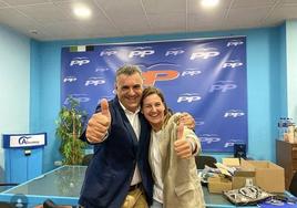 Almudena Domingo y José Manuel García Ballestero.