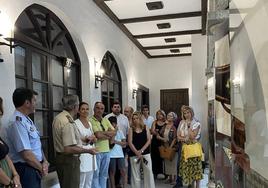 Inauguración de la exposición.