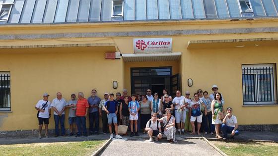 Cáritas arciprestal de Cáritas de Coria visita la Cáritas interparroquial de Béjar