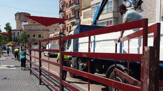 Hasta 750 euros de multa para las peñas que no retiren las verjas de seguridad