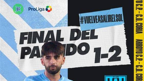 El C.D. Coria gana su primer partido de pretemporada contra el Arroyo C.P.