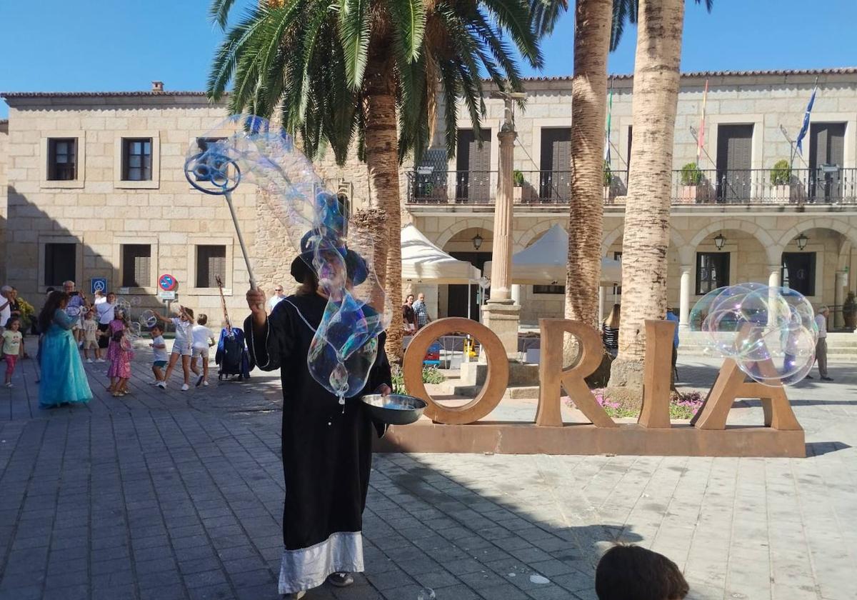 Coria durante el Agosto Turístico.