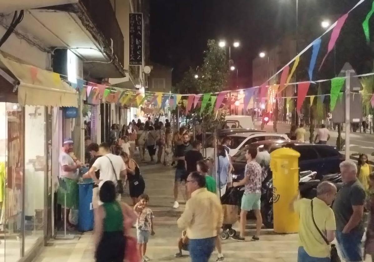 I Shopping Night en Coria.