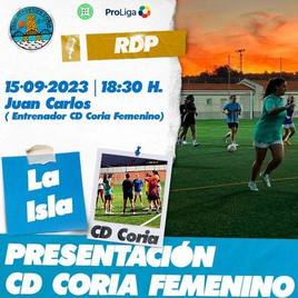Presentación del CD Coria Femenino.