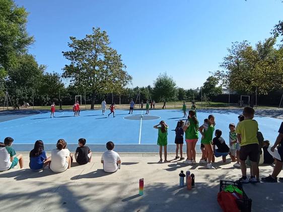 Arranca la liga de fútbol sala para los peques del Camilo Hernández