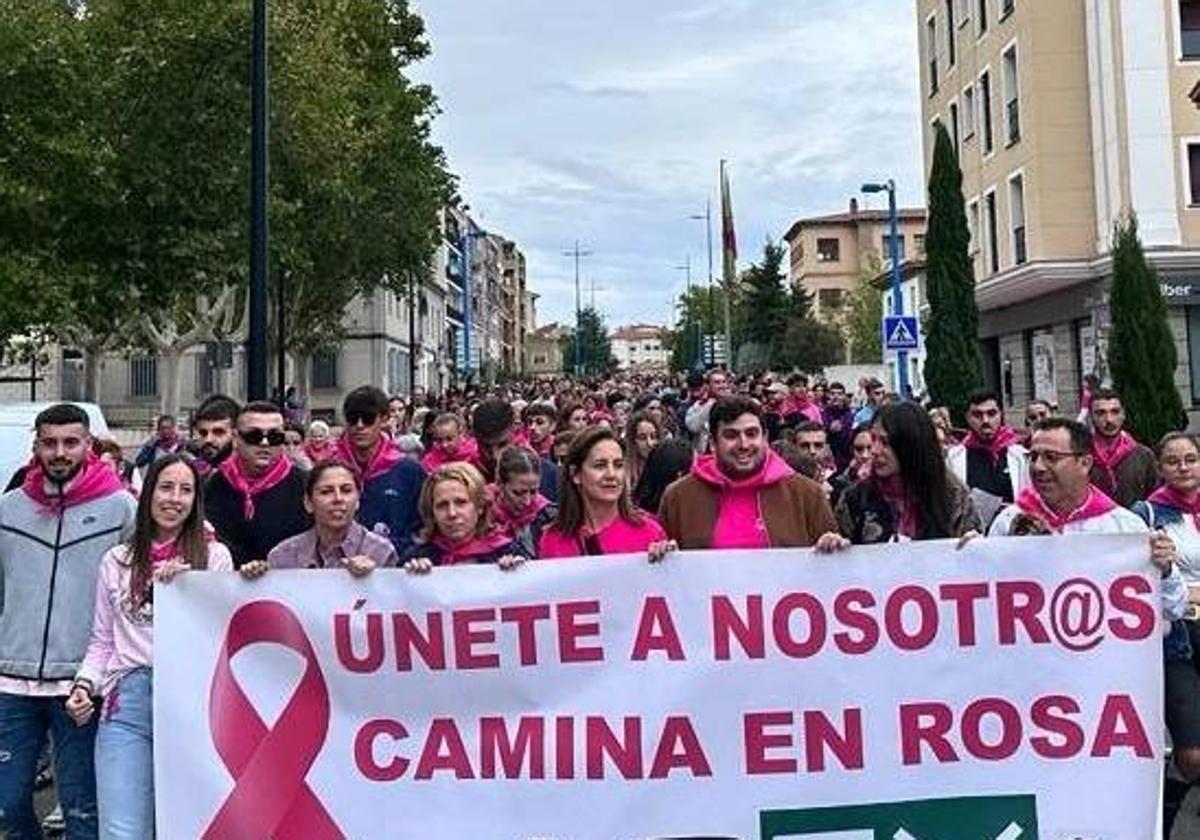 Marcha Rosa en Coria.