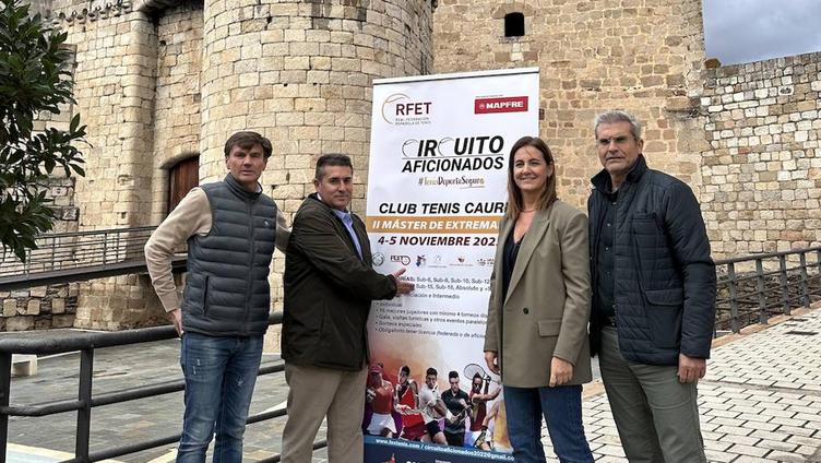 Coria acogerá el II Máster de Tenis de Extremadura del Circuito para Aficionados