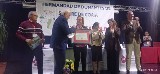 Gerásimo Antúnez y María del Carmen Sánchez, de Torrejoncillo se convierten en grandes donantes de España
