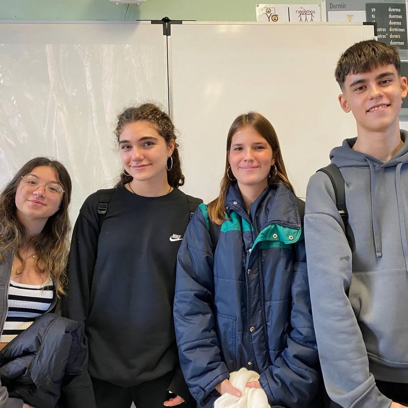 Inés y Diego se incorporan a 1° de Bachillerato del instituto Simone Veil de Beaumont